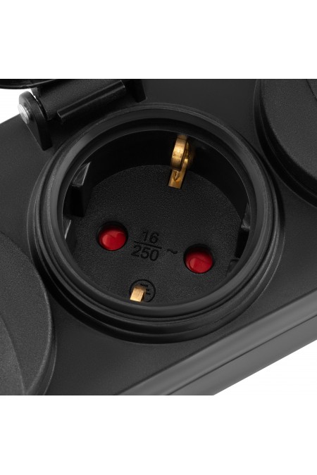 Сетевой удлинитель Buro BU-PS3.10/B-16 3 розетки 10 м (оранжевый) 4