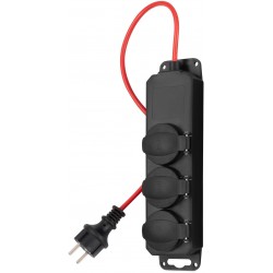 Сетевой удлинитель Buro BU-PS3.20/B-16 3 розетки 20 м (оранжевый)