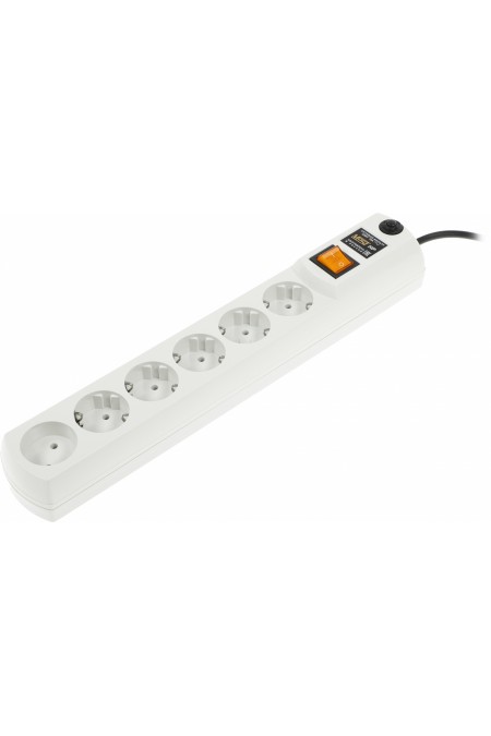 Сетевой фильтр MOST Hard HP 6 розеток 5 м (белый) 