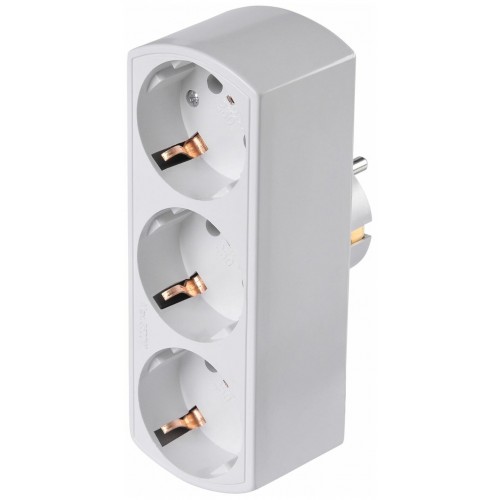 Сетевой разветвитель Buro BU-PS3G-W 3 розетки (белый) 