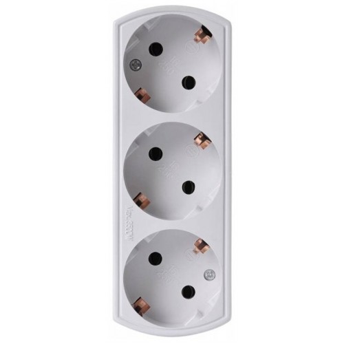 Сетевой разветвитель Buro BU-PS3G-W 3 розетки (белый) 3