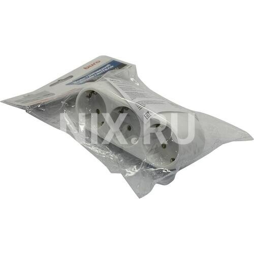 Сетевой разветвитель Buro BU-PS3G-W 3 розетки (белый) 7