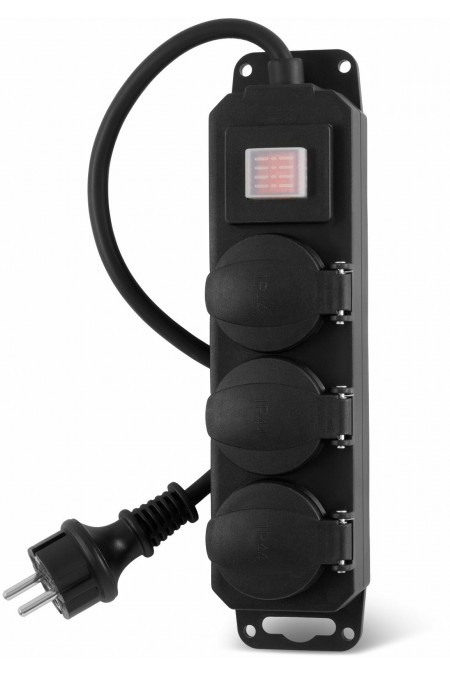 Сетевой фильтр Buro 300MDP-5-B 3 розетки 5 м (черный) 