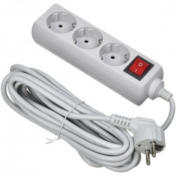 Сетевой фильтр Buro 300SL-5 3 розетки 5 м (серый)
