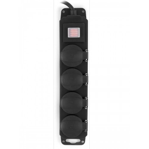 Сетевой фильтр Buro 400MDP-3-B 4 розетки 3м (черный) 1