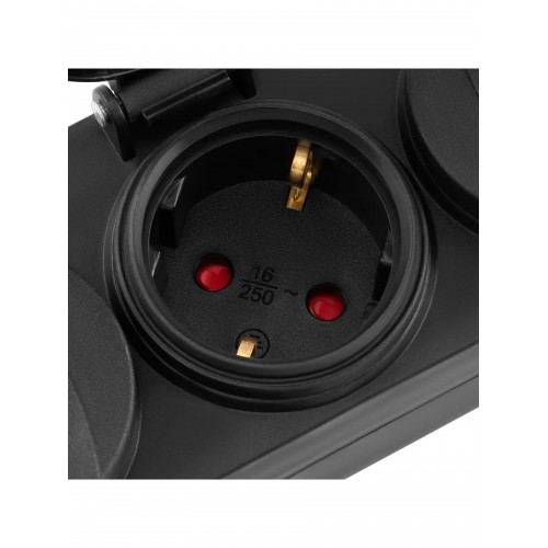 Сетевой фильтр Buro 400MDP-3-B 4 розетки 3м (черный) 5