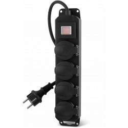 Сетевой фильтр Buro 400MDP-5-B 4 розетки 5 м (черный)