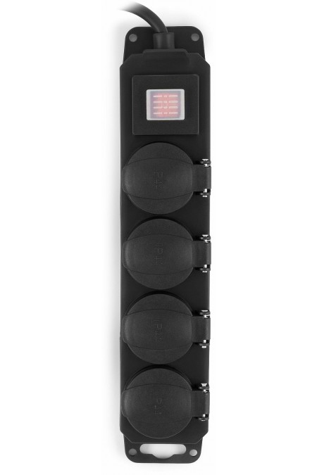 Сетевой фильтр Buro 400MDP-5-B 4 розетки 5 м (черный) 1