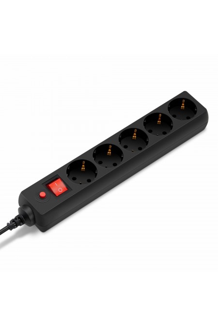 Сетевой фильтр Buro 500SH-3-B 5 розеток 3 м (черный) 