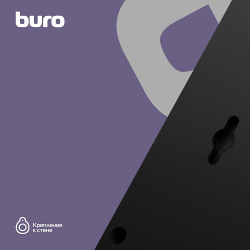 Сетевой фильтр Buro 500SH-5-SW-B 5 розеток 5 м (черный) 3