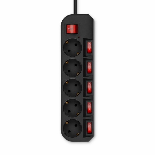 Сетевой фильтр Buro 500SH-5-SW-B 5 розеток 5 м (черный) 8