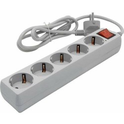 Сетевой фильтр Buro 500SL-1.5-G 5 розеток 1.5 м (серый)