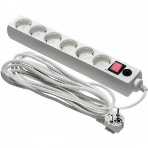 Сетевой фильтр Buro 600SH-16-5-W 6 розеток 5 м (белый) 