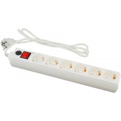 Сетевой фильтр Buro 600SH-1.8-W 6 розеток 1.8 м (белый)