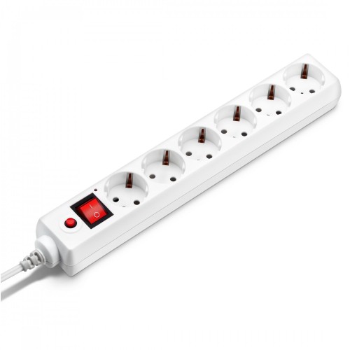 Сетевой фильтр Buro 600SH-1.8-W 6 розеток 1.8 м (белый) 6