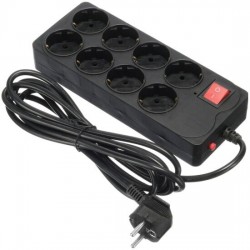 Сетевой фильтр Buro 800sh-3-b 8 розеток 3 м (черный)
