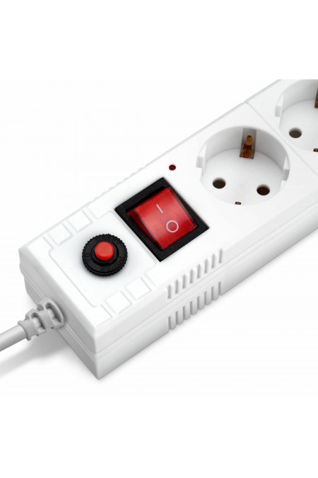 Сетевой фильтр Buro BU-SP1.8_USB_2A-W 6 розеток 1.8 м (белый) 2