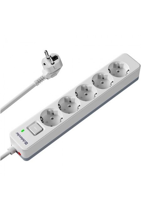 Сетевой фильтр Defender 99430 5 розеток 1.5 м (белый) 
