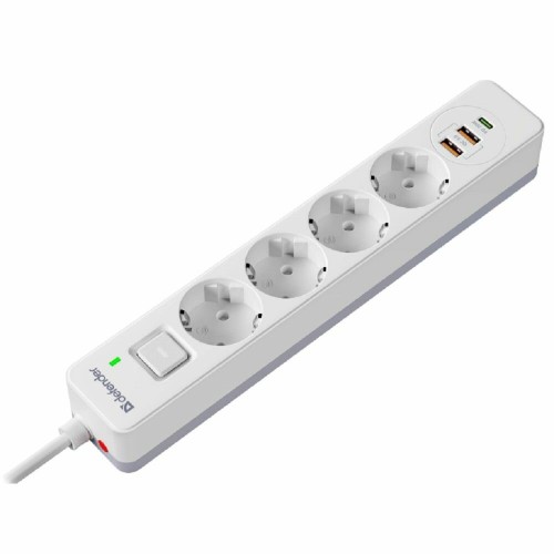 Сетевой фильтр Defender 99434 4 розетки 3 м (белый) 3