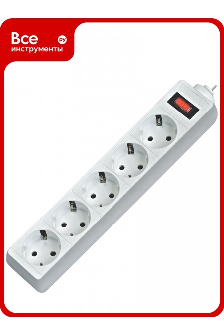 Сетевой фильтр Defender 99482 5 розеток 3 м (белый) 