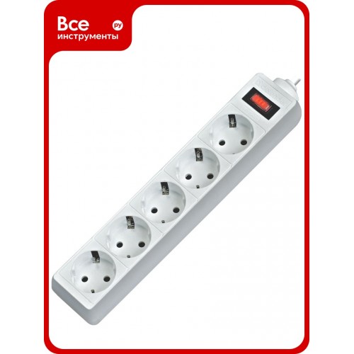 Сетевой фильтр Defender 99482 5 розеток 3 м (белый) 