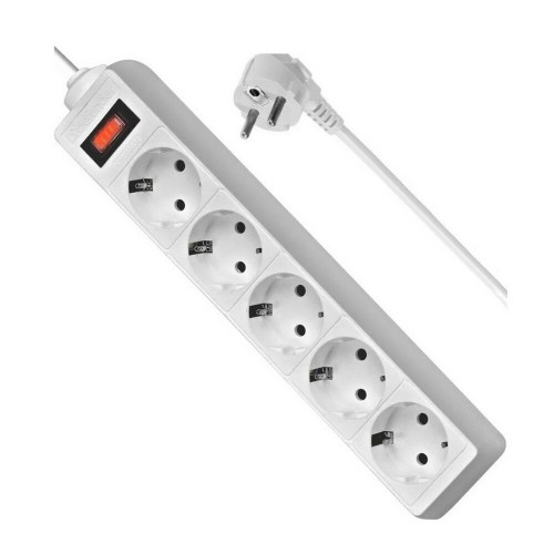 Сетевой фильтр Defender 99483 5 розеток 5 м (белый) 1