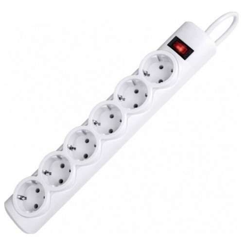 Сетевой фильтр Defender 99493 6 розеток 5 м (белый) 1