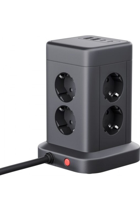 Сетевой фильтр Defender 99630 8 розеток 3 м (черный) 2