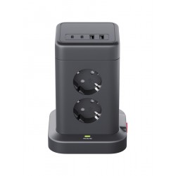 Сетевой фильтр Defender 99631 8 розеток 3 м (черный)