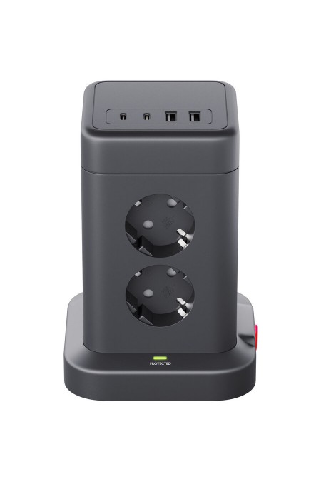 Сетевой фильтр Defender 99631 8 розеток 3 м (черный) 1