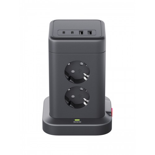 Сетевой фильтр Defender 99631 8 розеток 3 м (черный) 