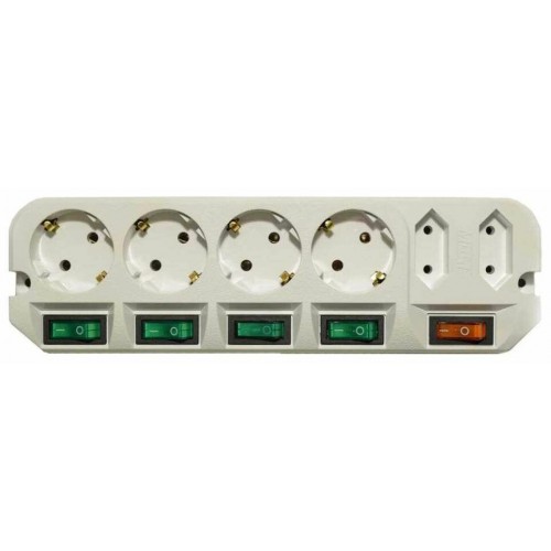 Сетевой фильтр MOST ARG-BOX 6 розеток 3 м (белый) 5