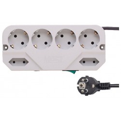 Сетевой фильтр MOST Compact СRG 6 розеток 2 м (белый)