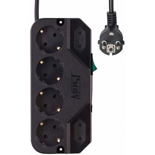 Сетевой фильтр MOST CRG 6 розеток 2 м (черный) 4