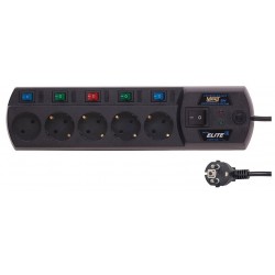 Сетевой фильтр MOST EHV 5 розеток 5 м (черный)