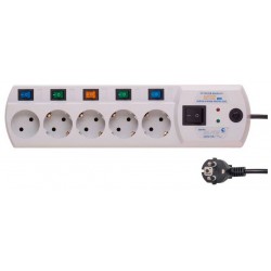 Сетевой фильтр MOST Elite EHV 5 розеток 5 м (белый)