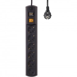 Сетевой фильтр MOST Hard H6 6 розеток 5 м (черный)
