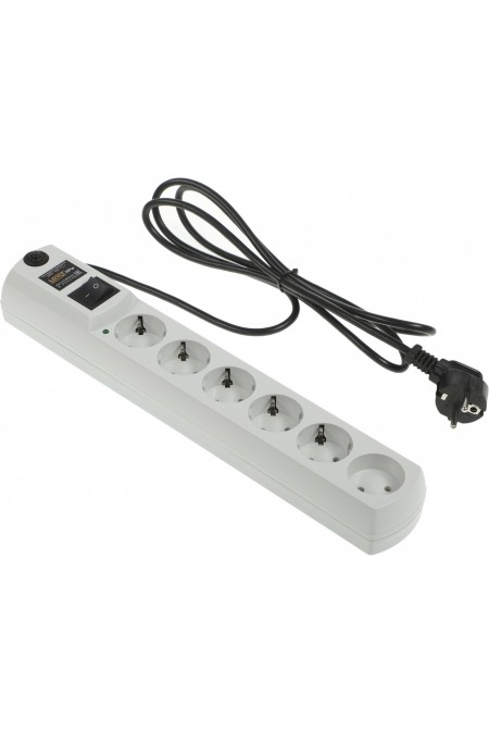 Сетевой фильтр MOST Hard HPw 6 розеток 2 м (белый) 