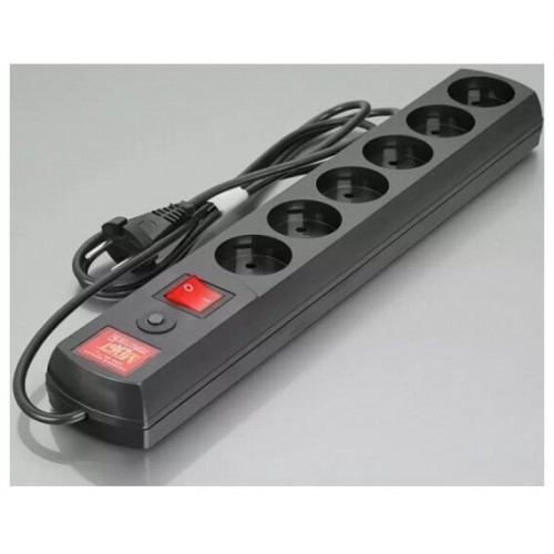 Сетевой фильтр MOST Lite LR 6 розеток 3 м (черный) 2