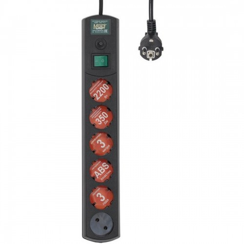 Сетевой фильтр MOST Lite LRG 6 розеток 3 м (черный) 