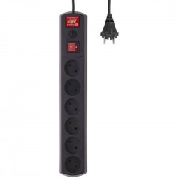 Сетевой фильтр MOST Real R 6 розеток 5 м (черный)