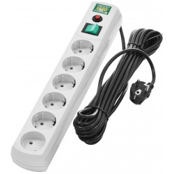 Сетевой фильтр MOST Real RG 6 розеток 10 м (белый)