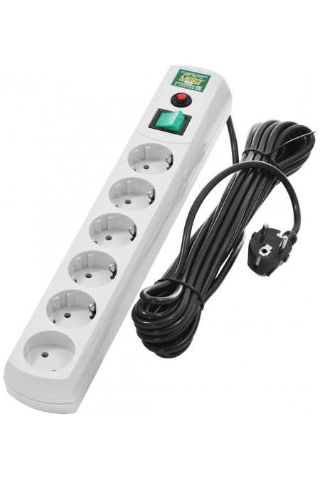 Сетевой фильтр MOST Real RG 6 розеток 10 м (белый) 