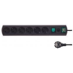 Сетевой фильтр MOST Real RG 6 розеток 2 м (черный)