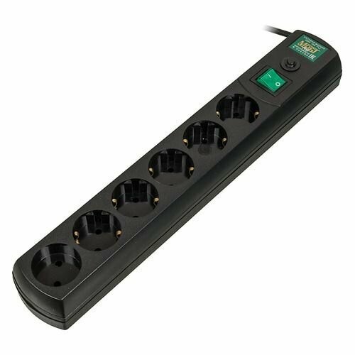 Сетевой фильтр MOST Real RG 6 розеток 2 м (черный) 8