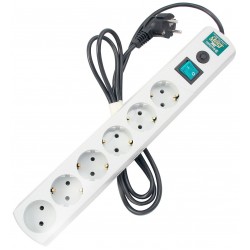 Сетевой фильтр MOST Real RG 6 розеток 5 м (белый)