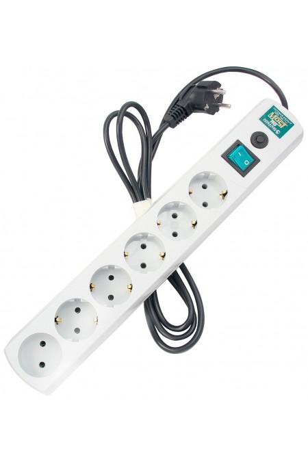 Сетевой фильтр MOST Real RG 6 розеток 5 м (белый) 