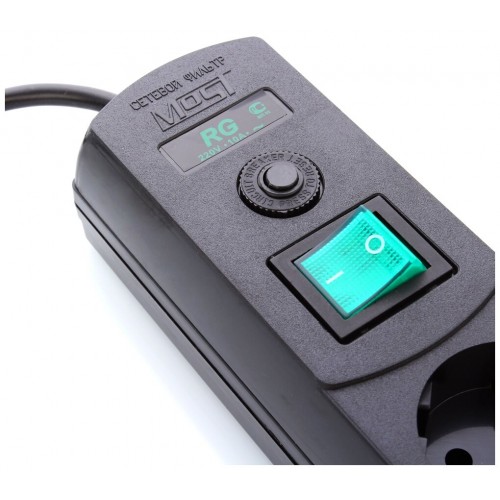 Сетевой фильтр MOST Real RG 6 розеток 10 м (черный) 1