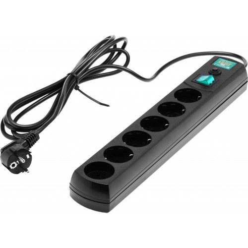 Сетевой фильтр MOST Real RG 6 розеток 3 м (черный) 1