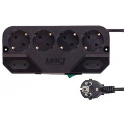 Сетевой фильтр MOST СRG 6 розеток 5 м (черный)